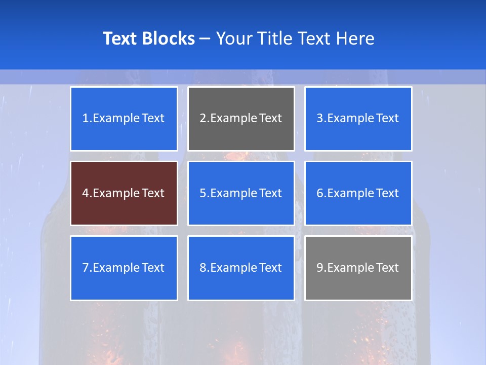 Alcohol Refreshment Dark PowerPoint Template
