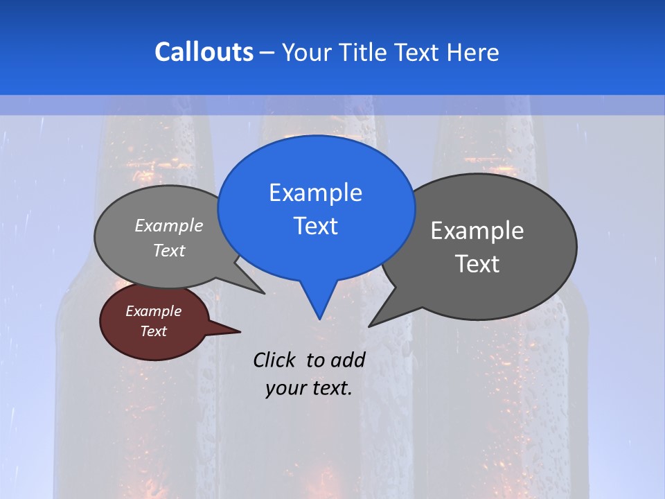 Alcohol Refreshment Dark PowerPoint Template