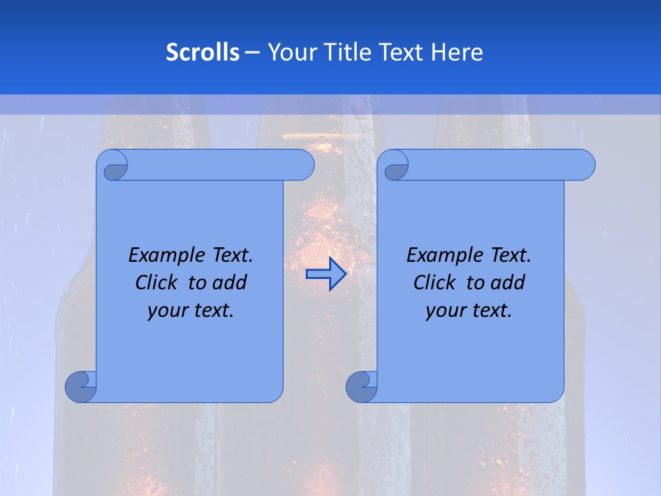 Alcohol Refreshment Dark PowerPoint Template