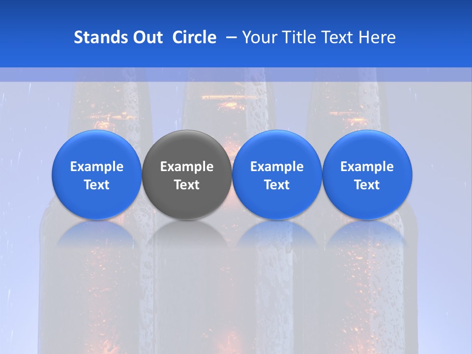 Alcohol Refreshment Dark PowerPoint Template