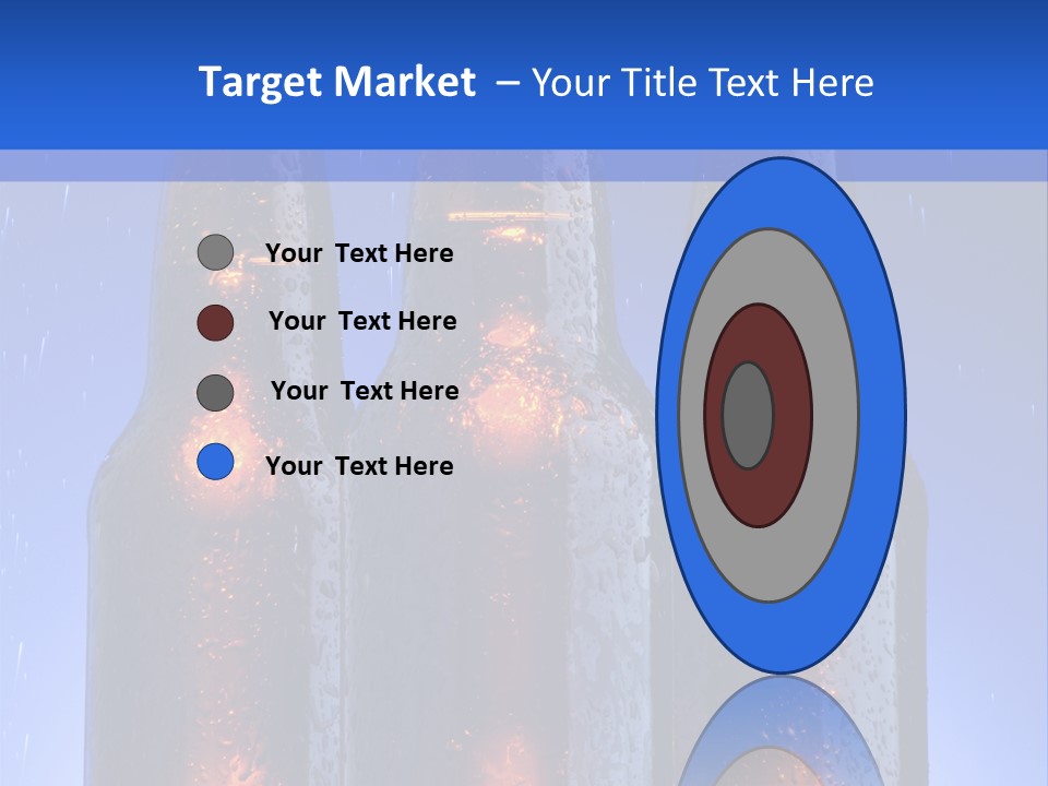 Alcohol Refreshment Dark PowerPoint Template