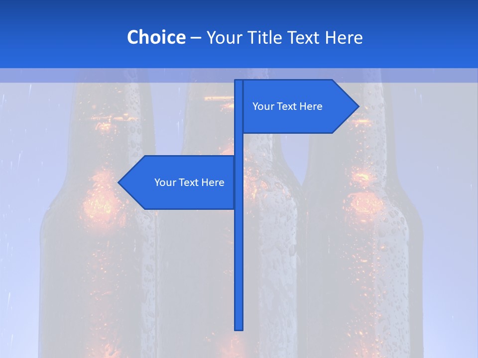Alcohol Refreshment Dark PowerPoint Template