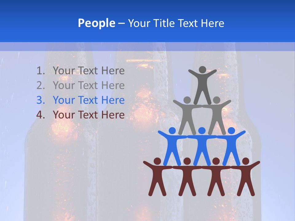 Alcohol Refreshment Dark PowerPoint Template