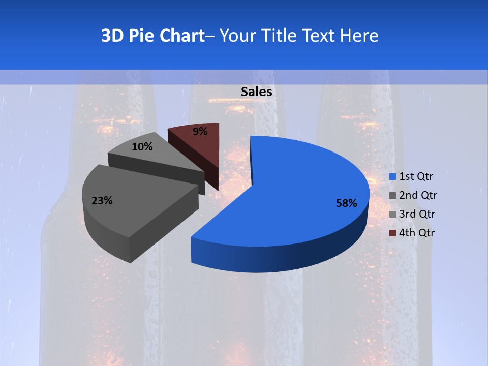 Alcohol Refreshment Dark PowerPoint Template