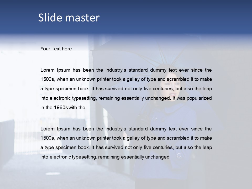 Style Casual Female PowerPoint Template