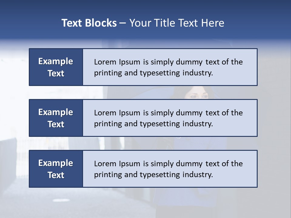 Style Casual Female PowerPoint Template