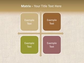 Weave Woven Natural PowerPoint Template