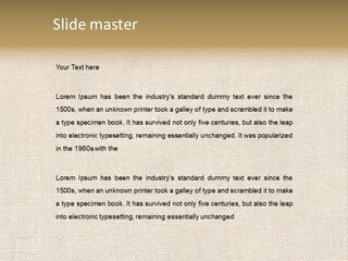 Weave Woven Natural PowerPoint Template