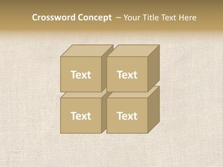 Weave Woven Natural PowerPoint Template