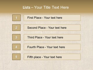Weave Woven Natural PowerPoint Template