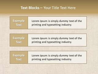 Weave Woven Natural PowerPoint Template