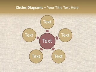 Weave Woven Natural PowerPoint Template