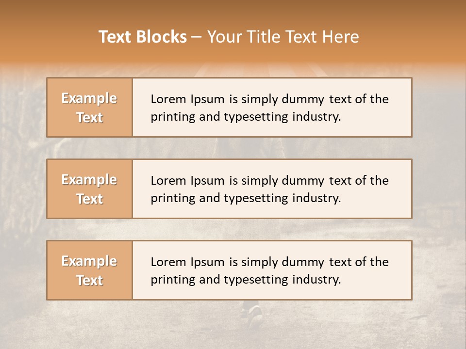 Women Rain Tree PowerPoint Template