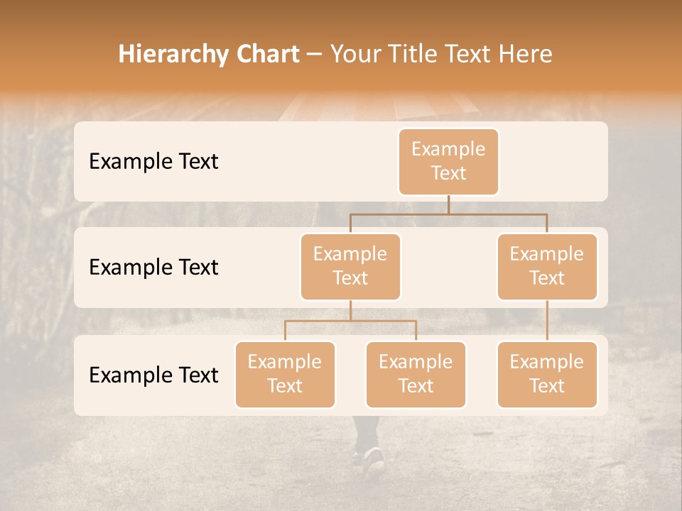 Women Rain Tree PowerPoint Template
