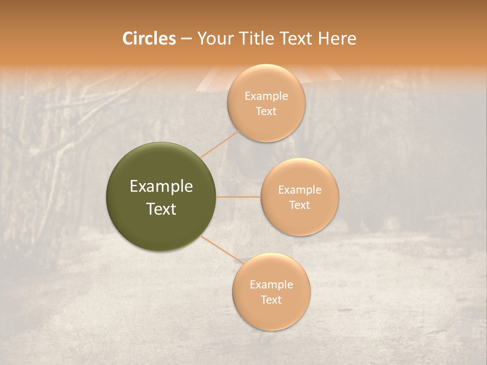 Women Rain Tree PowerPoint Template