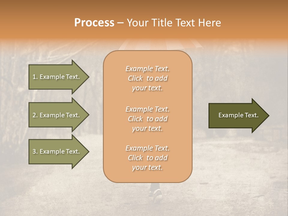 Women Rain Tree PowerPoint Template