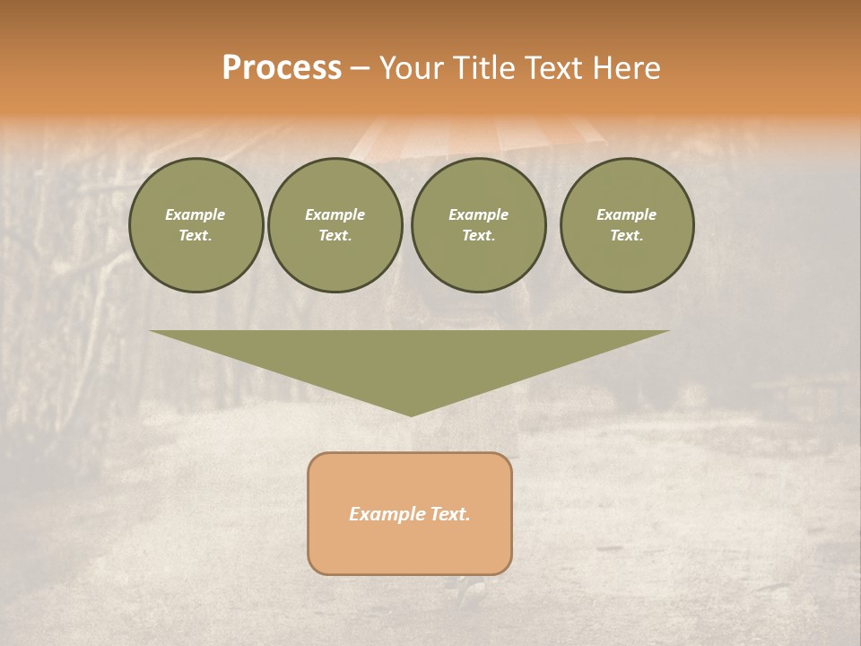 Women Rain Tree PowerPoint Template