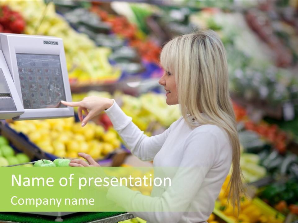 Fruit Commerce Customer PowerPoint Template