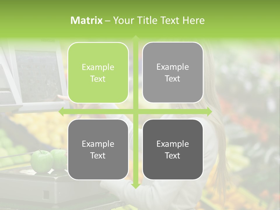 Fruit Commerce Customer PowerPoint Template