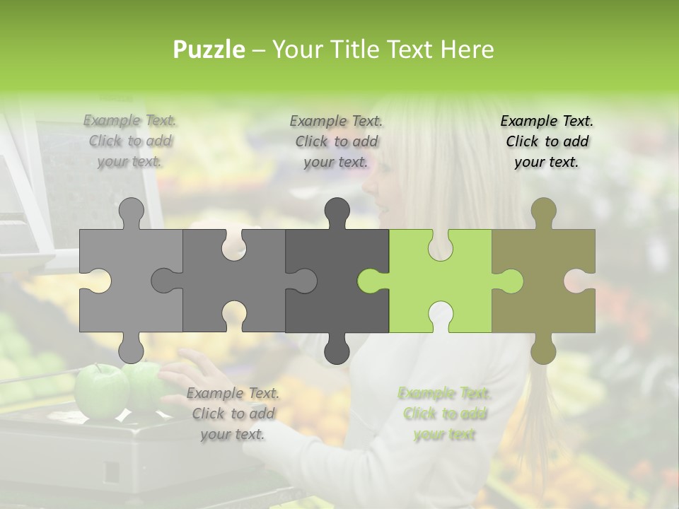 Fruit Commerce Customer PowerPoint Template