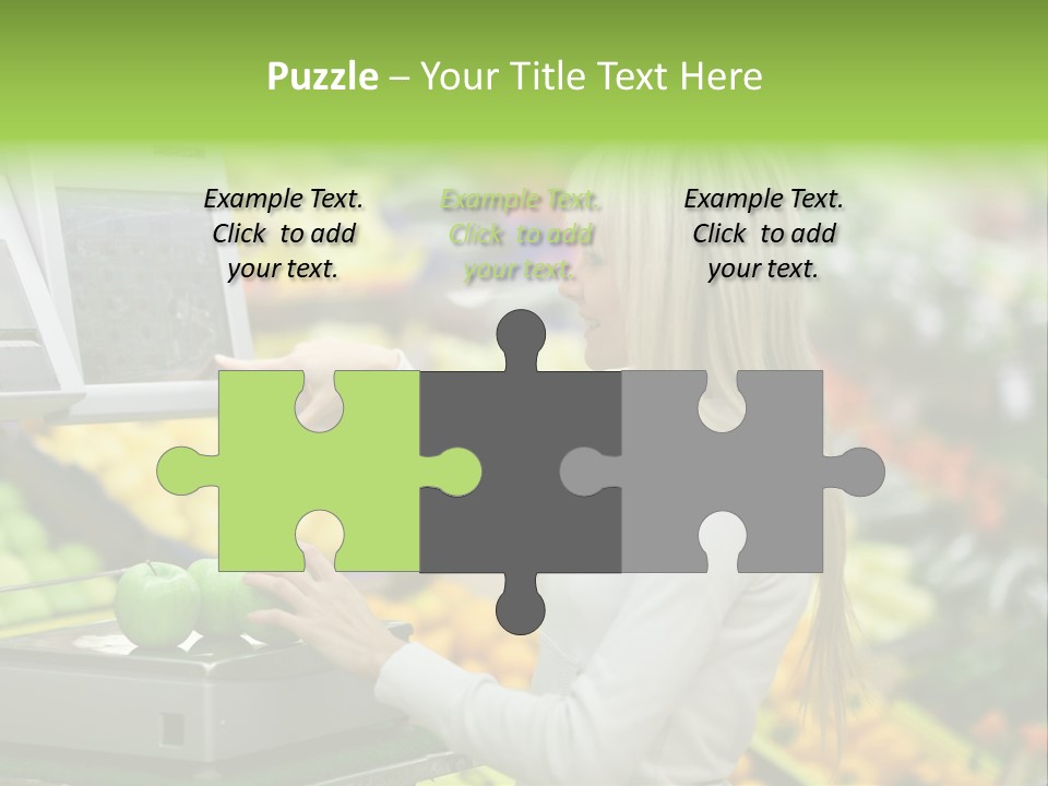 Fruit Commerce Customer PowerPoint Template