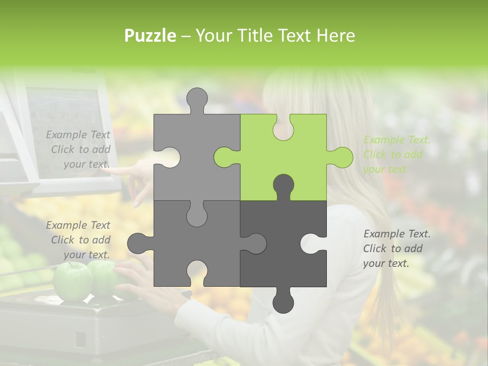 Fruit Commerce Customer PowerPoint Template