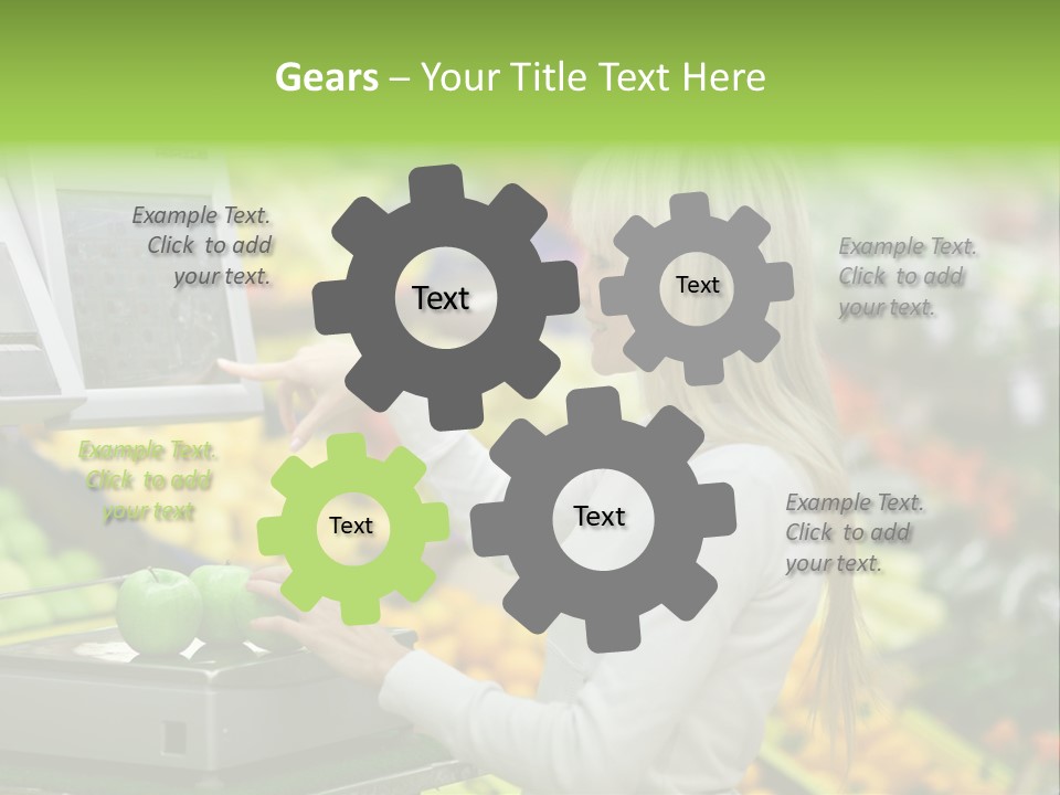 Fruit Commerce Customer PowerPoint Template