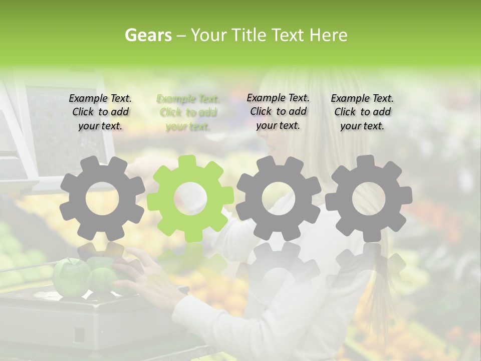 Fruit Commerce Customer PowerPoint Template