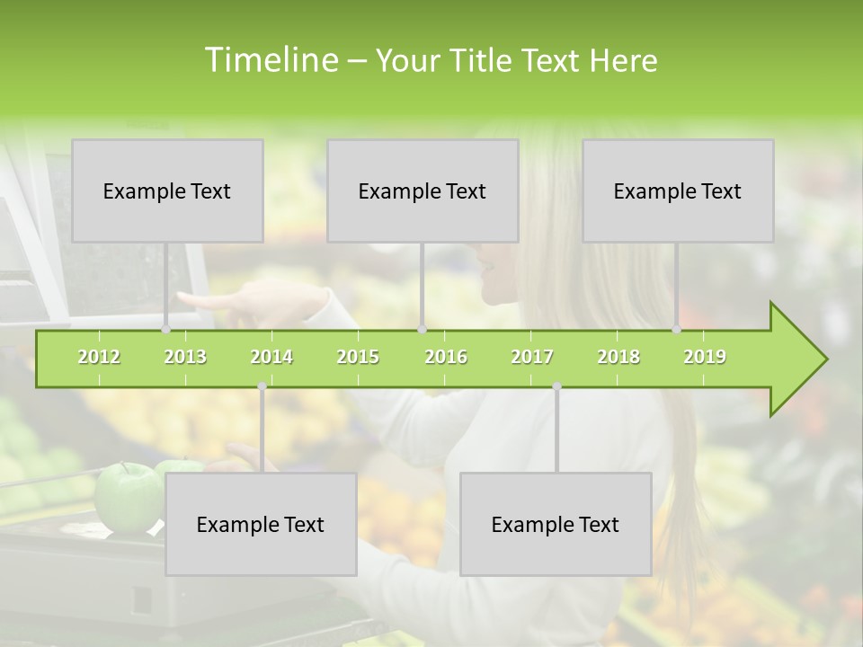 Fruit Commerce Customer PowerPoint Template