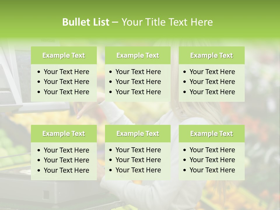 Fruit Commerce Customer PowerPoint Template