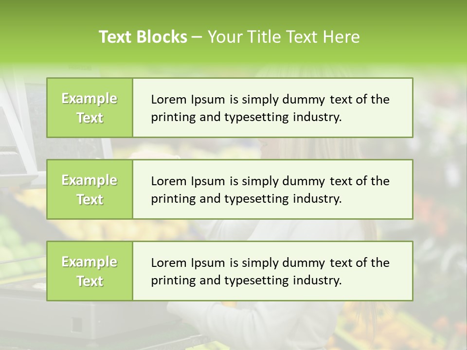 Fruit Commerce Customer PowerPoint Template