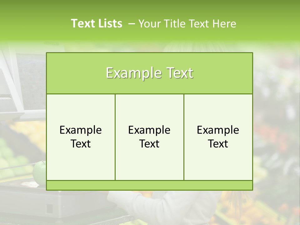 Fruit Commerce Customer PowerPoint Template
