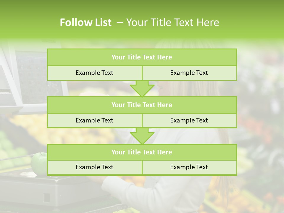 Fruit Commerce Customer PowerPoint Template