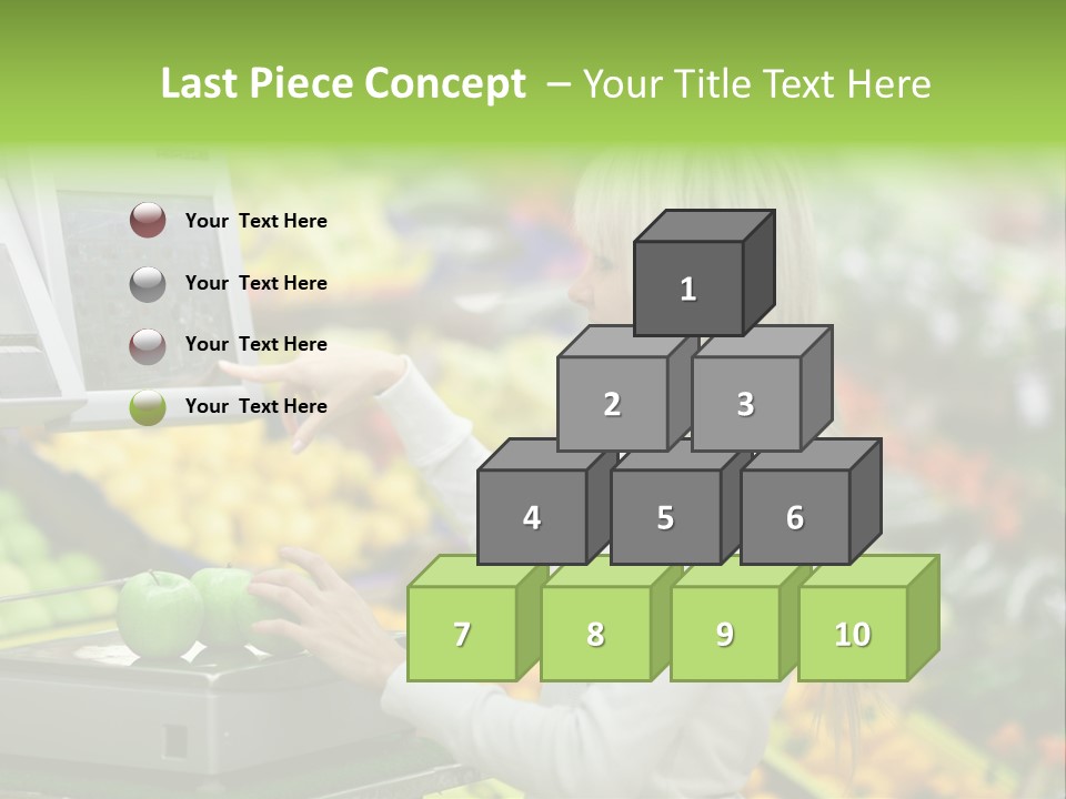 Fruit Commerce Customer PowerPoint Template