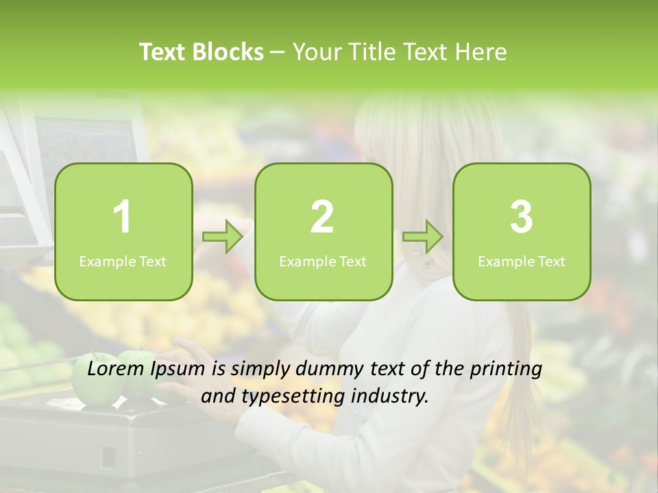Fruit Commerce Customer PowerPoint Template