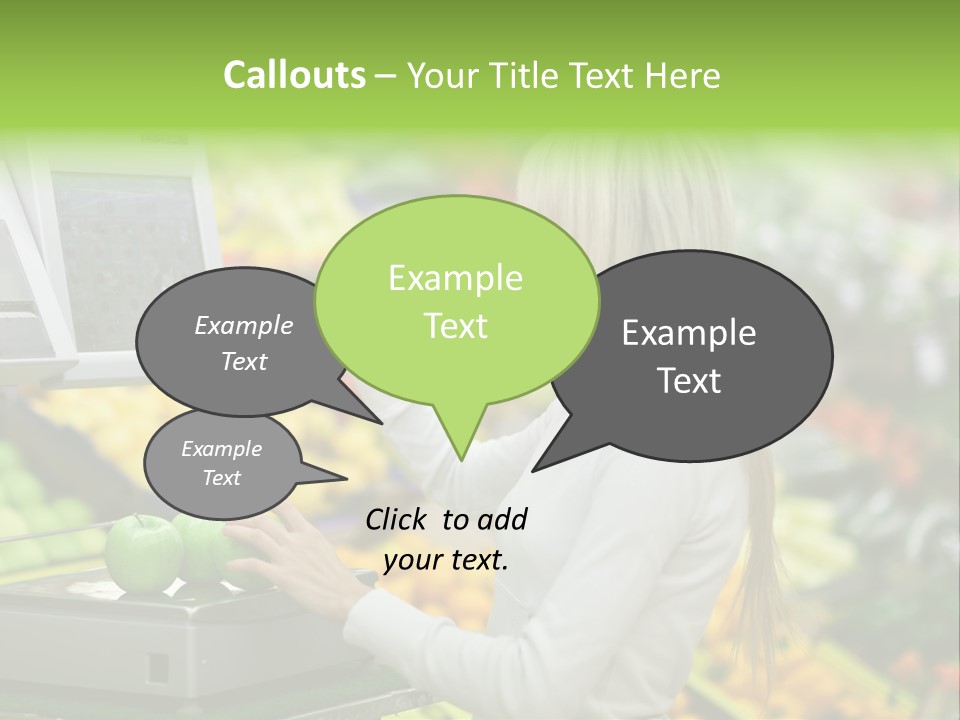 Fruit Commerce Customer PowerPoint Template