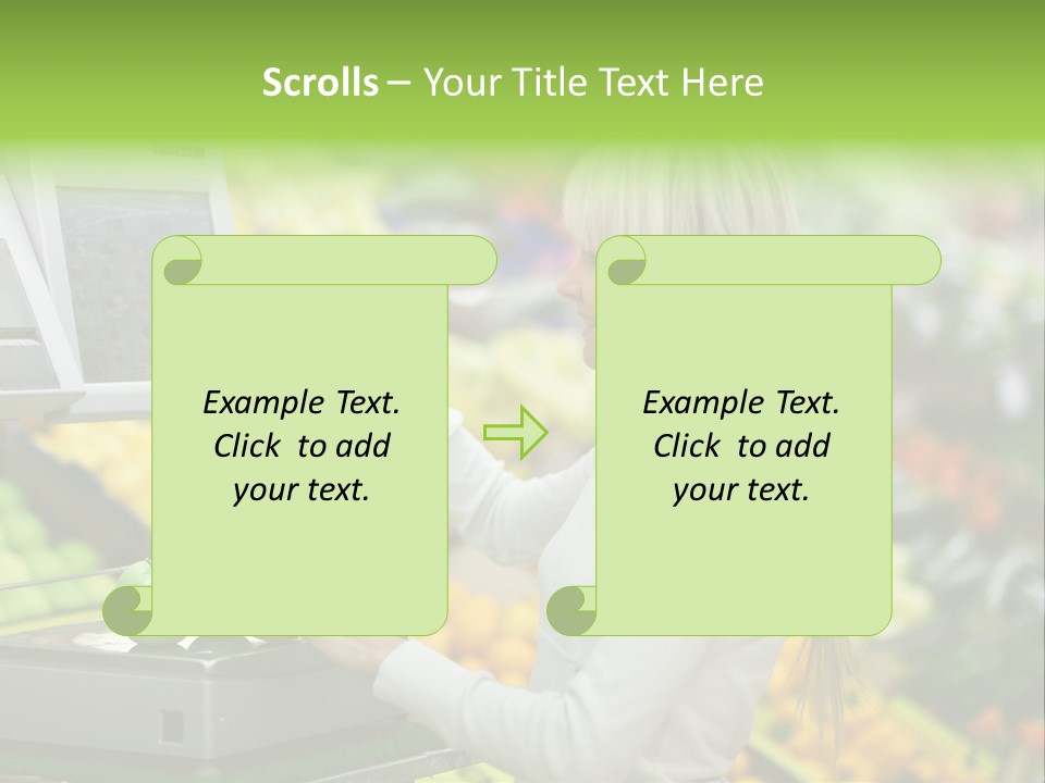 Fruit Commerce Customer PowerPoint Template