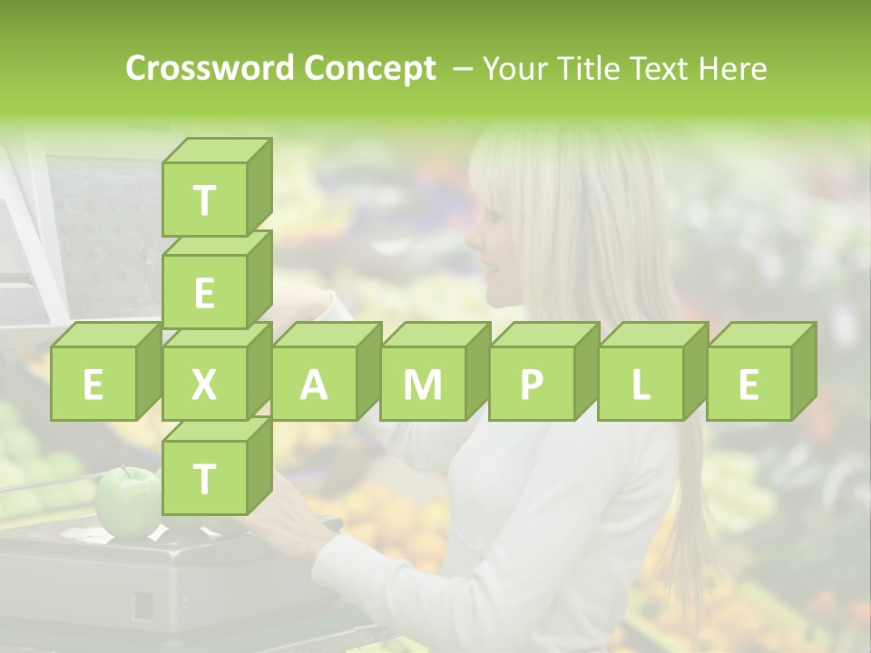Fruit Commerce Customer PowerPoint Template