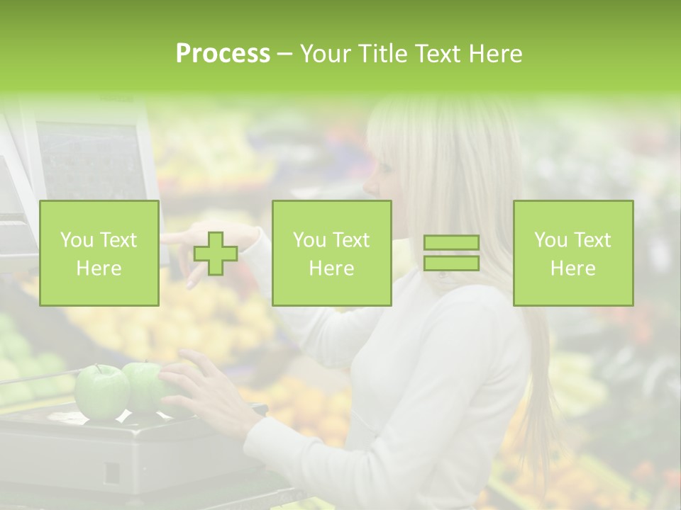 Fruit Commerce Customer PowerPoint Template