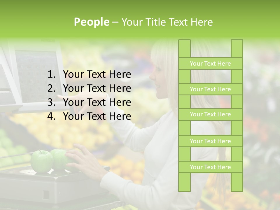 Fruit Commerce Customer PowerPoint Template
