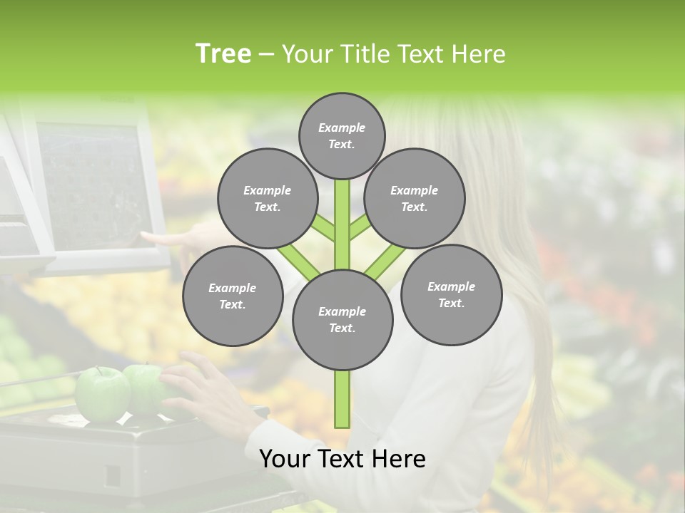 Fruit Commerce Customer PowerPoint Template