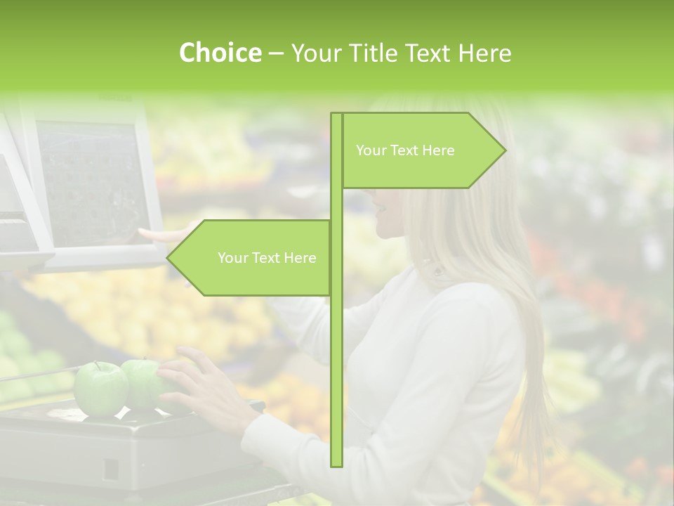 Fruit Commerce Customer PowerPoint Template