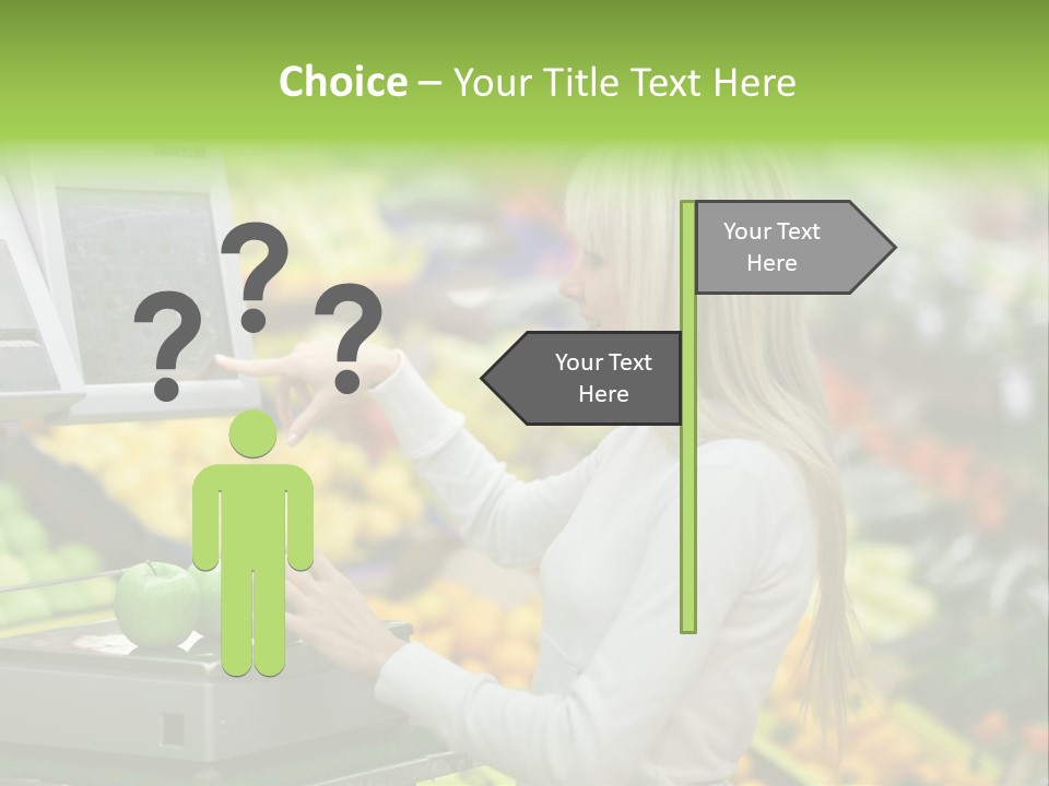 Fruit Commerce Customer PowerPoint Template