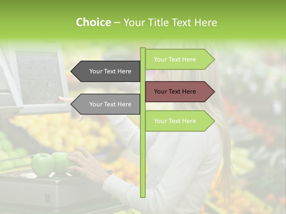Fruit Commerce Customer PowerPoint Template