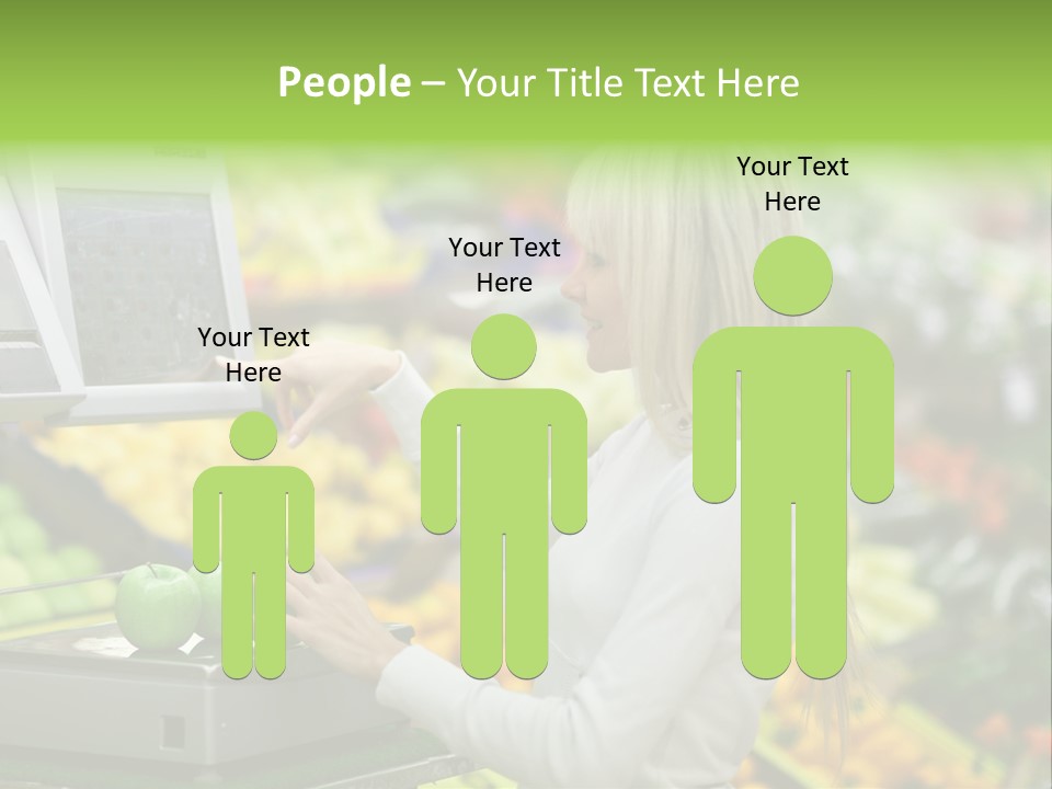 Fruit Commerce Customer PowerPoint Template