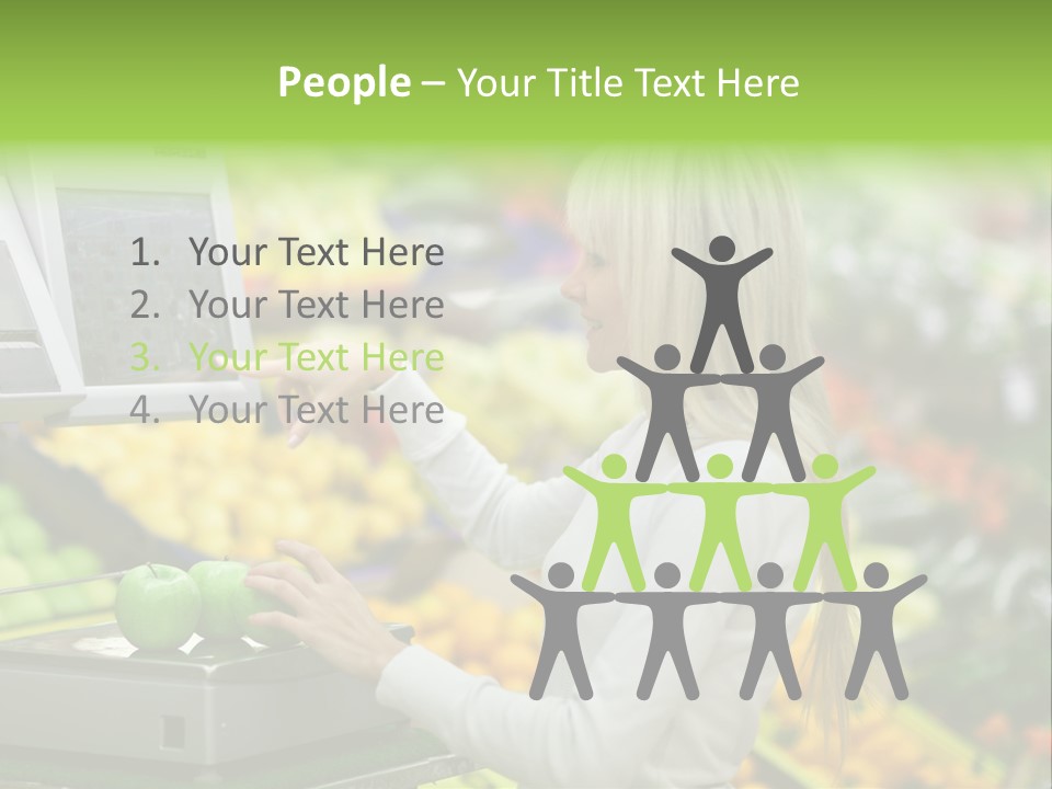Fruit Commerce Customer PowerPoint Template