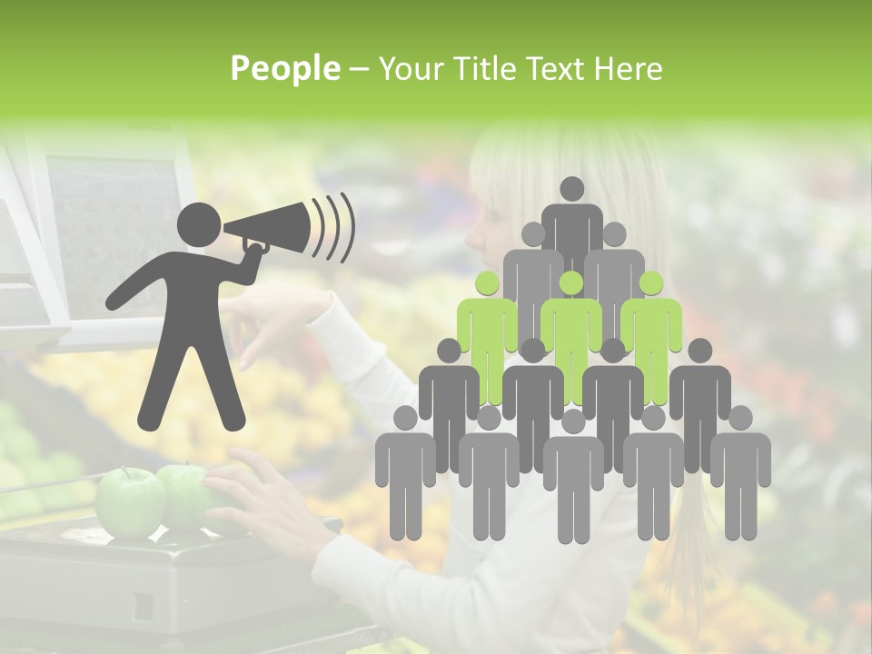 Fruit Commerce Customer PowerPoint Template