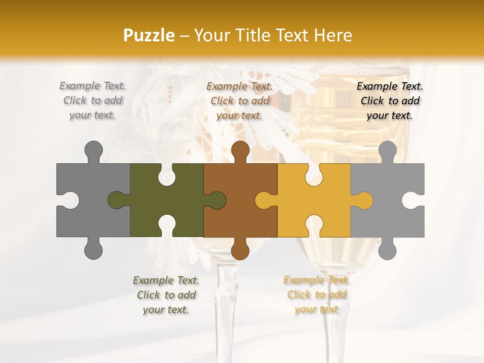 Glass Valentine Symbol PowerPoint Template