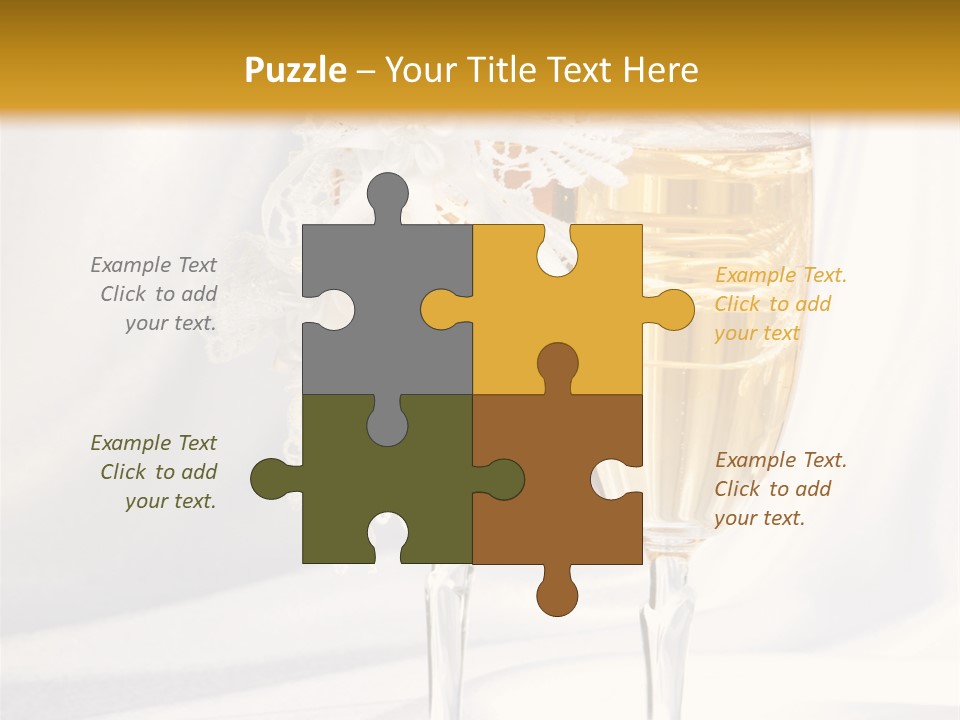 Glass Valentine Symbol PowerPoint Template