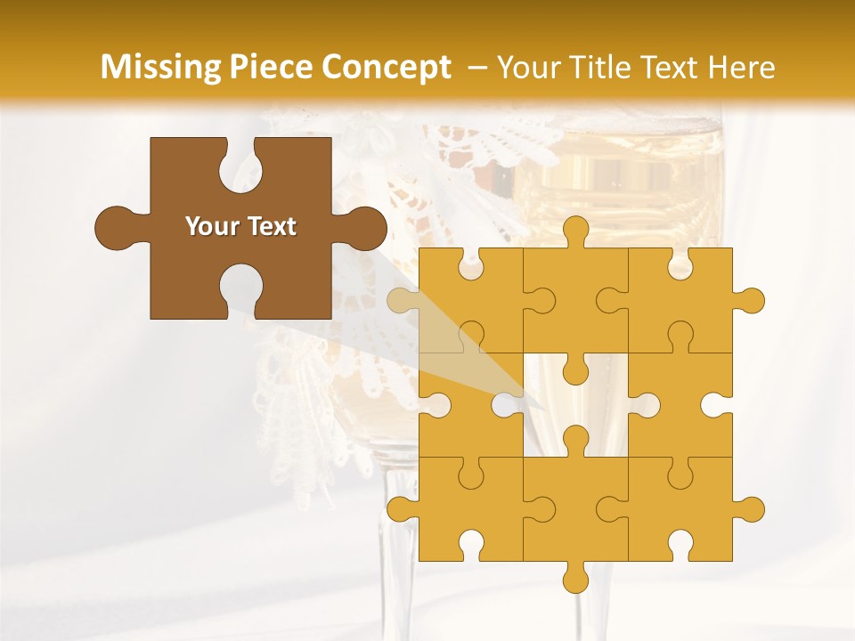 Glass Valentine Symbol PowerPoint Template